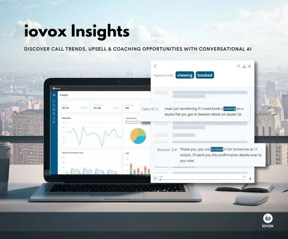 iovox's tweet image. Seamlessly search and analyze unlimited calls to identify key trends and sales opportunities. With automated transcripts and AI-driven insights, improve training, compliance, and customer experience with iovox.

Learn More: buff.ly/3TpHnpW 

#BetterDataBetterResults