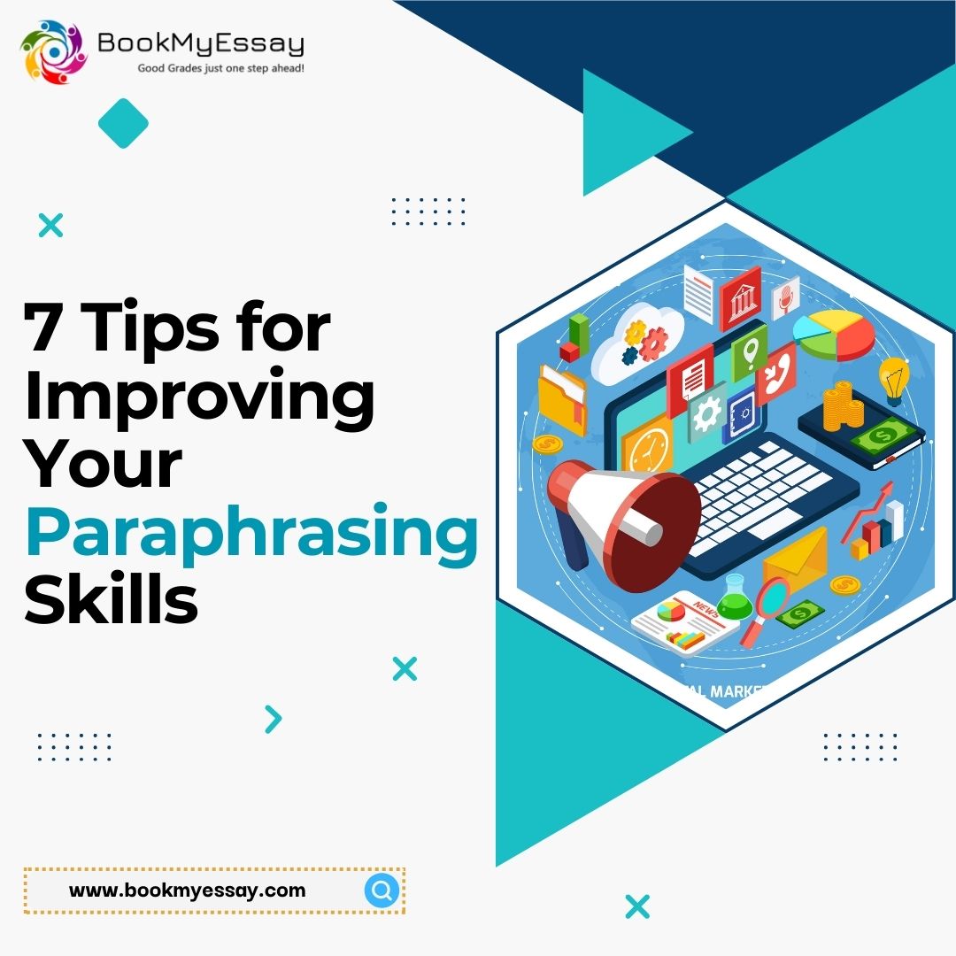 Book_My_Essay's tweet image. Practice paraphrasing regularly for enhanced understanding, avoid plagiarism, and refine communication skills effectively.BookMyEssay provides professional academic writing services globally.

Visit Us:-tinyurl.com/f5t2v434

#paraphrasingtips #improveskills #AvoidPlagiarism
