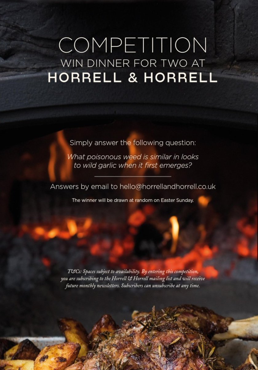 Sherborne Times (@sherbornetimes) on Twitter photo You can be in with a chance to win a meal for two at Horrell and Horrell, the exciting Sparkford dining experience. Winners will be drawn on Easter Sunday! You can be in with a chance to win a meal for two at Horrell and Horrell, the exciting Sparkford dining experience. Winners will be drawn on Easter Sunday!