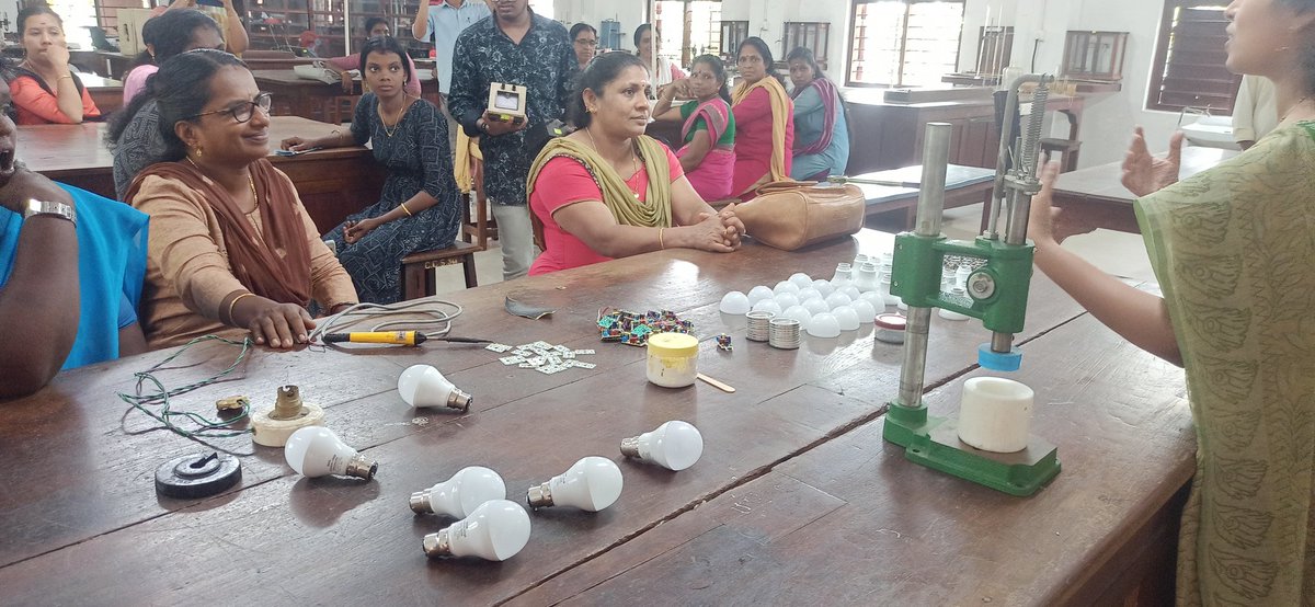 Workshop and Training on " Assembling and Maintenance of LED Lamps" under Unnat Bharat Abhiyan organized by IGNOU Regional Centre Trivandrum in assosiation with Vallicode Grama Panchayath Pathanamthitta and Department of Physics,Catholicate College Pathanamthitta