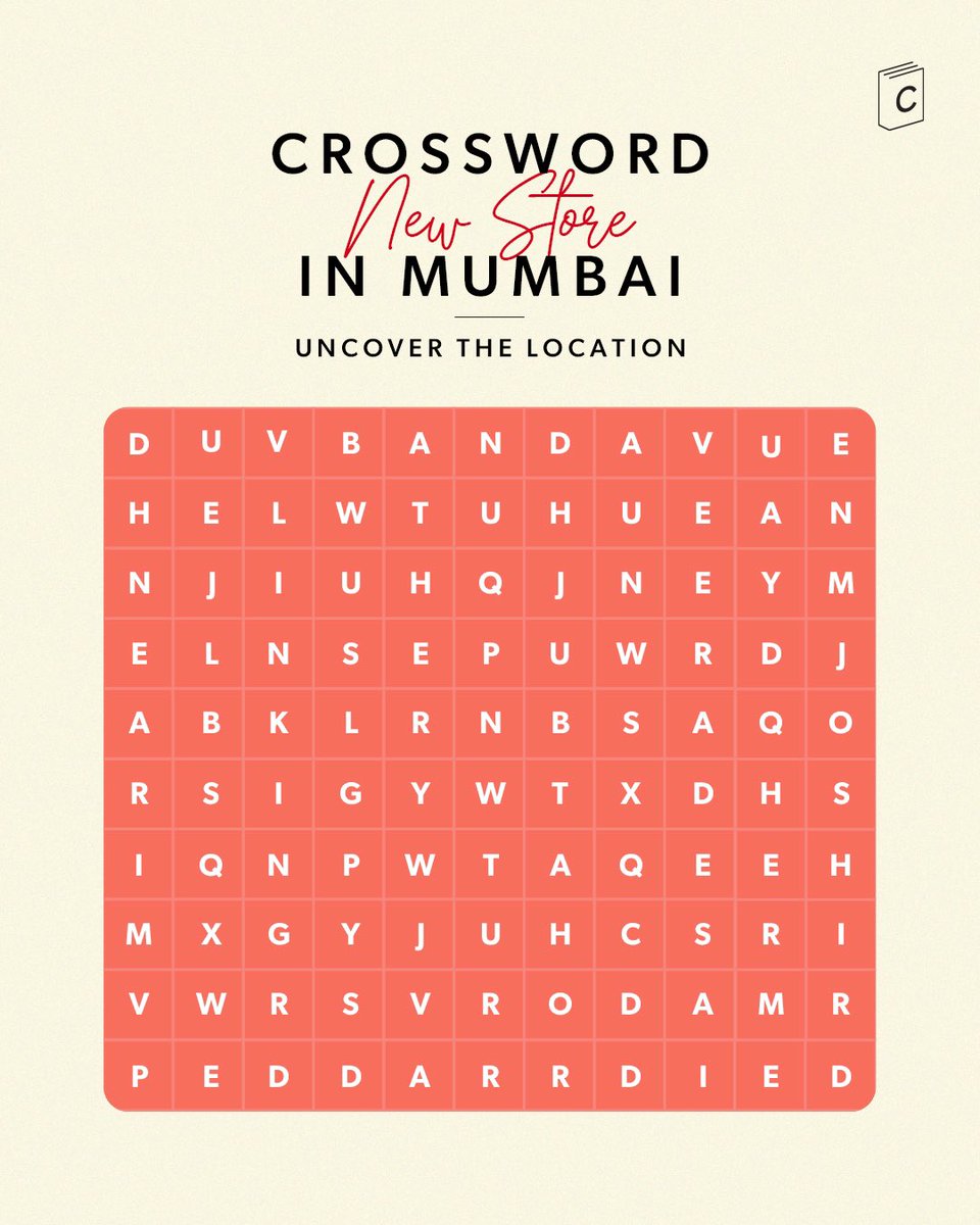 #GiveAwayAlert Good news for our Mumbai readers! Crack the code and find the hidden location of our newest flagship store in Mumbai📍 - Comment your guesses - ⁠Share this post with your guess on stories and tag us! - ⁠3 lucky winners have prizes awaiting at our new store