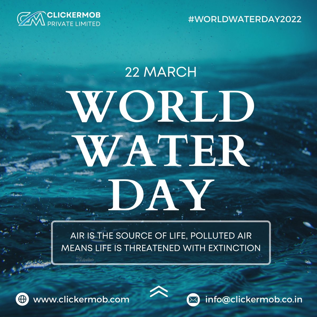clickermob's tweet image. Happy World Water Day 2024 from CLICKERMOB 💧 Let's raise awareness and take action to protect our most precious resource.
.

Website: Clickermob.com
.
#clickermob #WorldWaterDay #WaterIsLife #SaveWater #CleanWaterForAll #WaterConservation #ProtectOurWaterways