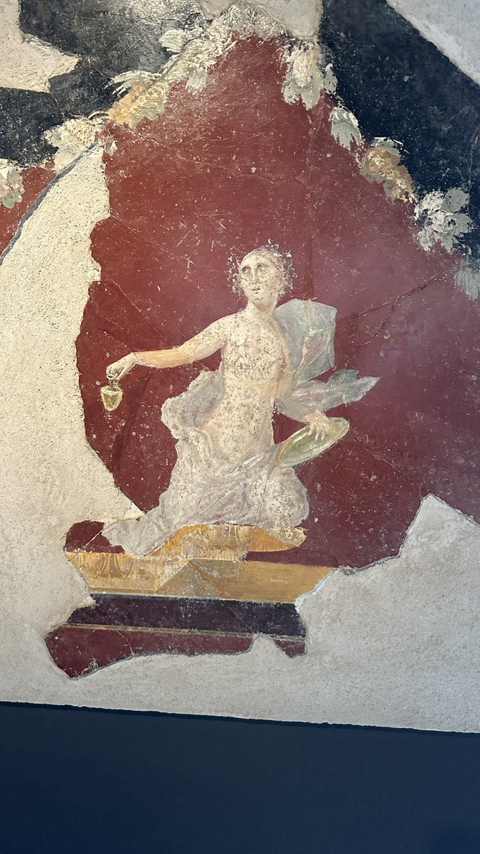 Wonderful frescoes, statuary, and more at newly reopened ancient Stabiae museum of @pompeii_sites - a must see experience 👏👏@AncientRomeLive