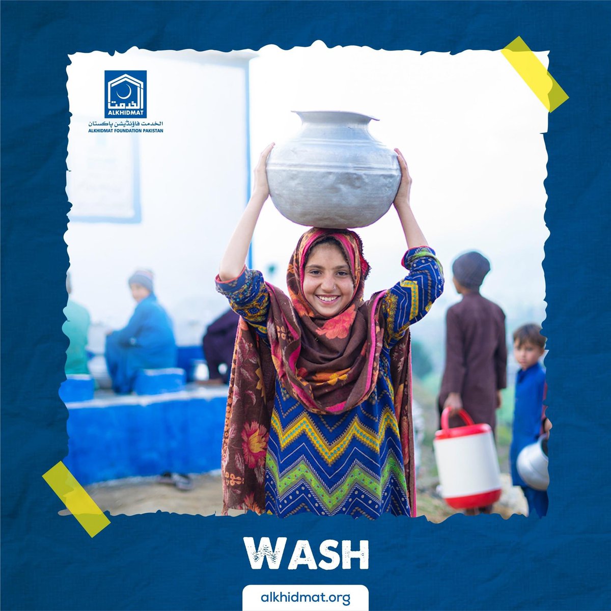 AlkhidmatOrg's tweet photo. On this World Water Day, we're proud to share that, through your support, our 232 water filtration plants are daily lifelines of clean water for millions. 🌟🚰

This #Ramadan,🌙 double the blessings by donating your Zakat-Sadaqat to the Alkhidmat WASH Program, bringing the gift of clean water to those in need. ✨ 

🔴 Donate Now 👉 https://t.co/RBDnXIa9mG 

#Wash #Alkhidmat #WorldWaterDay #Pakistan #Ramadan #worldwaterday2024