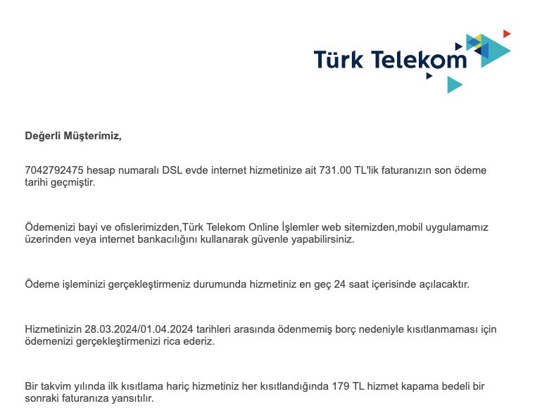 Murat Hoşver (@hardc0der) on Twitter photo Online islemler kisminda goremedigim bir hesap numarasindan adim neden borc cikartiliyor ogrenebilir miyim <a href="/TurkTelekom/">Türk Telekom</a> Online islemler kisminda goremedigim bir hesap numarasindan adim neden borc cikartiliyor ogrenebilir miyim <a href="/TurkTelekom/">Türk Telekom</a>