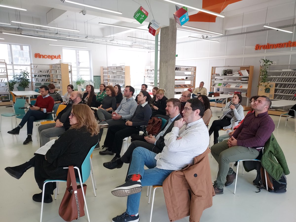 Active discussions in #Bucharest for 1-st support group meeting within the @NatalieProject. We informed our closest stakeholders about the vision, objectives and activities we will perform in coming years, concerning the co-design and implementation of several #NBS for 🦋🪲🌿🌷🐸