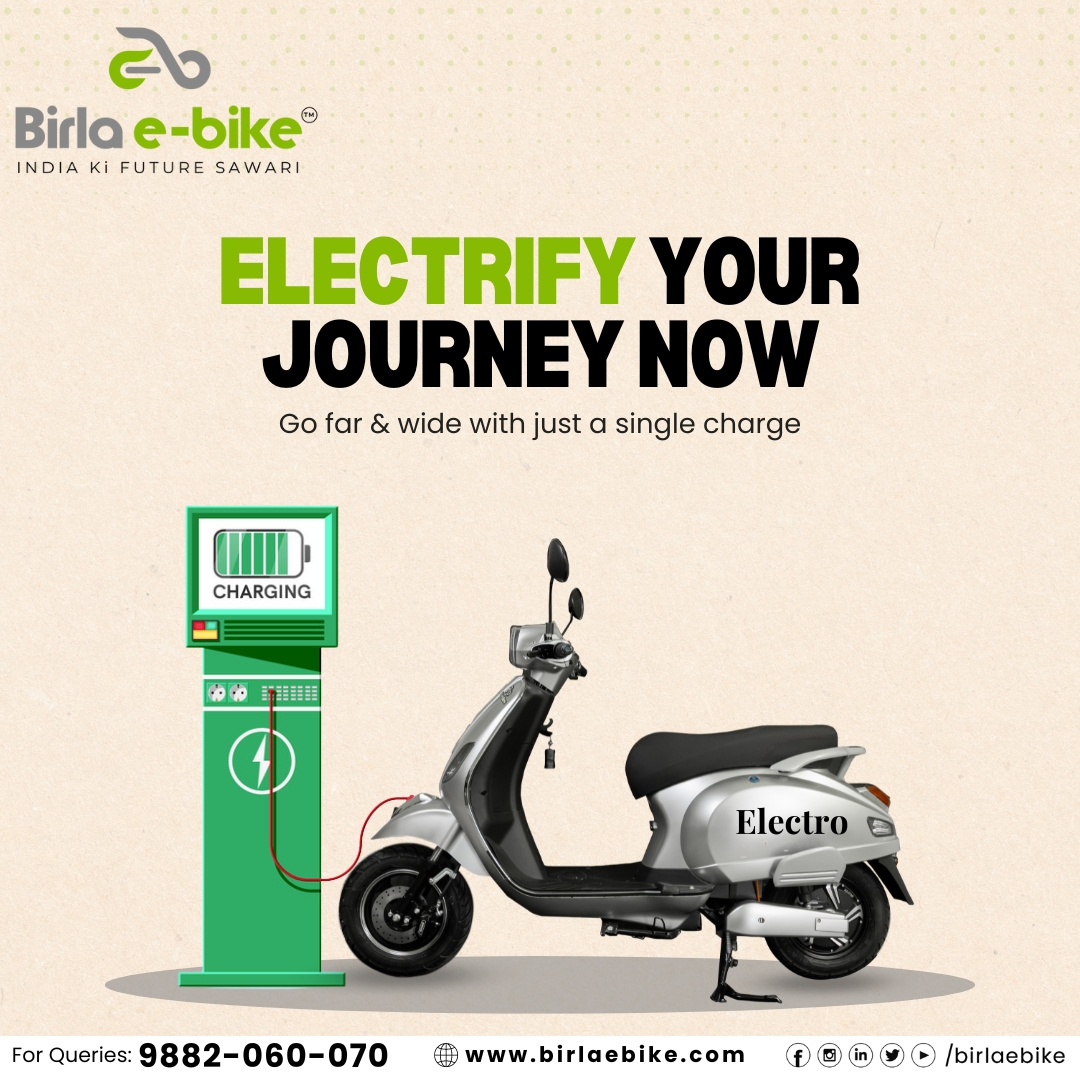Charge up your journey with electrifying power. Say goodbye to fuel and hello to sustainable travel. ⚡

#birlaebike #IndiaKiFutureSawari #ElectrifyYourJourney #ChargeUpAndGo #SustainableTravel #ElectricPower #GreenCommute #CleanEnergy #ZeroEmissions #RenewableResources