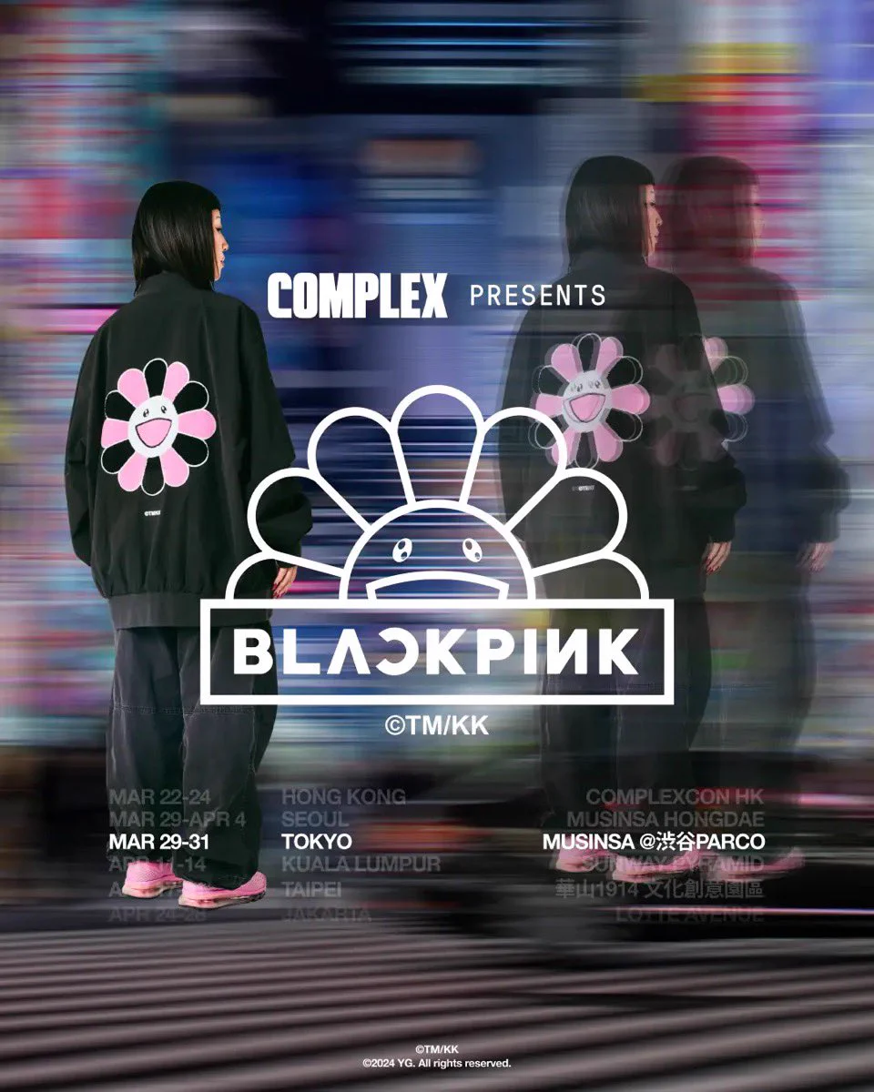 𝐔𝐏 𝐓𝐎 𝐃𝐀𝐓𝐄 ב-X: 村上隆 × BLACKPINK “In Your Area” コラボ