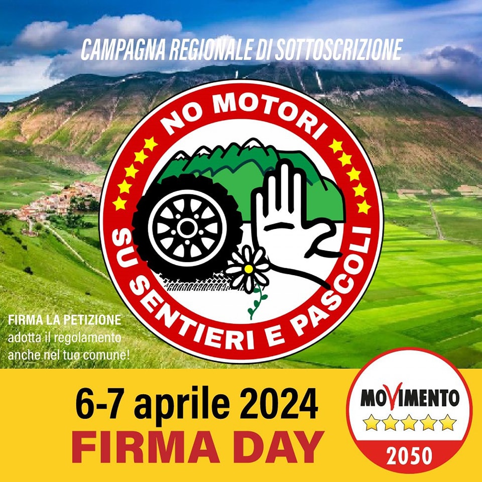 Th5stelle's tweet photo. La giunta #Tesei ha trasformato sentieri e boschi in autostrade per mezzi a motore! Fermiamo questa follia.   Firma la petizione il 6 e 7 aprile nelle piazze umbre. Difendiamo il cuore verde dell'Italia!   #SalviamoIlNostroPatrimonio #TeseiBastaCosì https://t.co/OWHXEFAkEJ