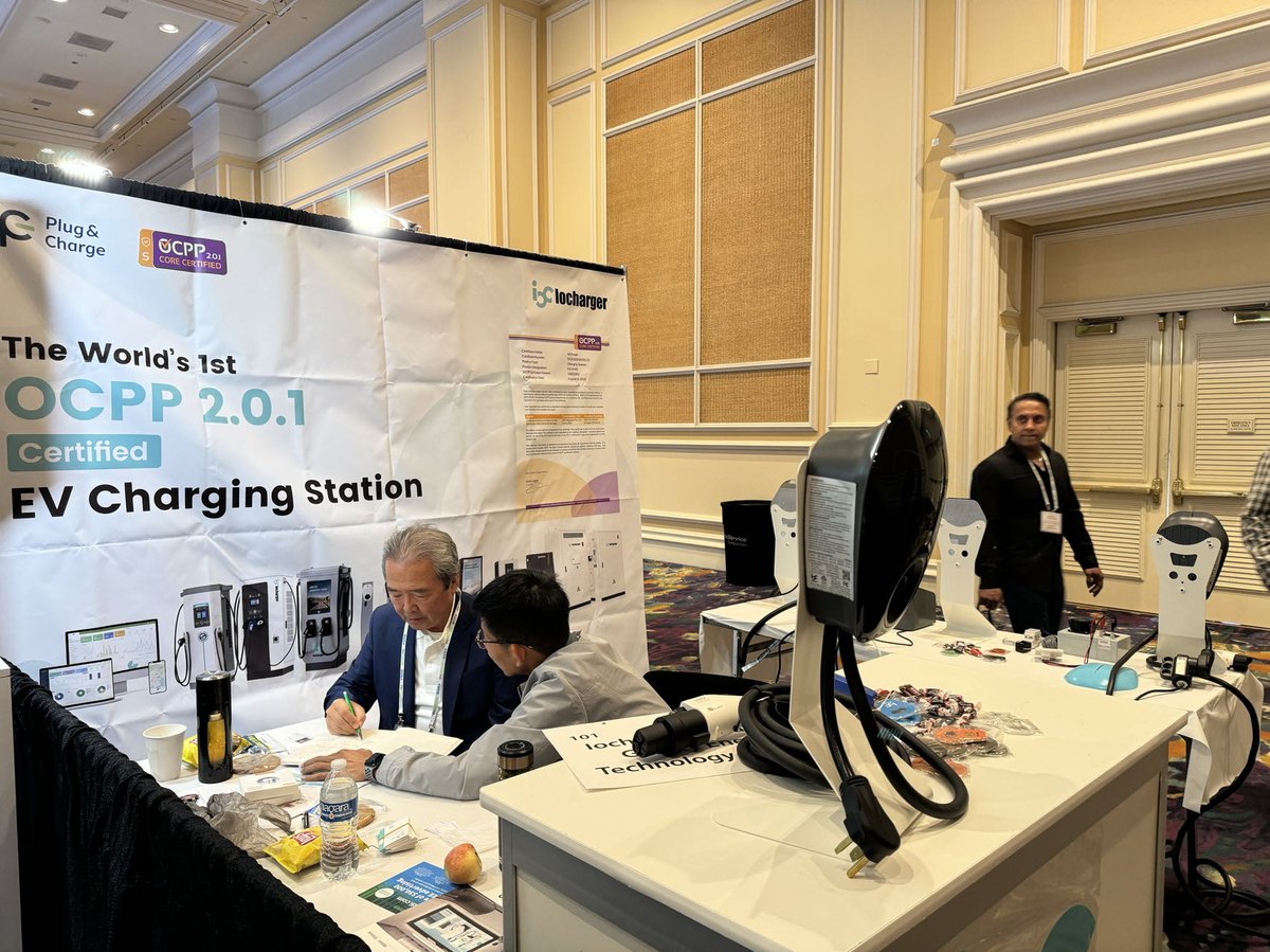 Great start on the first day of EV Charging Summit & Expo ✌

Don't miss out our booth 101 and stay tuned for more 🚕

See you there tomorrow 😁

#OCPP #EV #ISO15118 #PnC #greenenergy #evmobility #DLB #POSpayment #publiccharging #evcharging