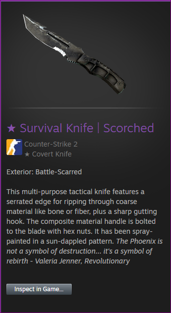 ZlashyVIP's tweet photo. Who wants this knife? 🤔
✅RT+LIKE
✅Visit https://t.co/BkP0EjVTZU
🍀Good Luck Everyone! #CSGOGiveaway #giveaways #csgo #csgoskins #csgogiveaways #csgoskinsfree #csgoskinsgiveaway #freecsgoskins https://t.co/rnTU7HN6vr
