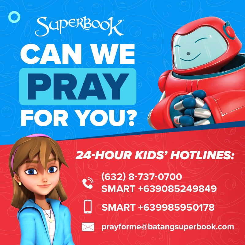 BatangSuperbook's tweet image. Ano'ng prayer request niyo ngayon para sa family niyo? 🙏🏼 Tara, tutulungan namin kayong ipag-pray 'yan! 😊 24/7 kaming available para pakinggan at ipag-pray kayo. 🥰☎️💙

#PrayForOneAnother #SuperbookPrayerHotline