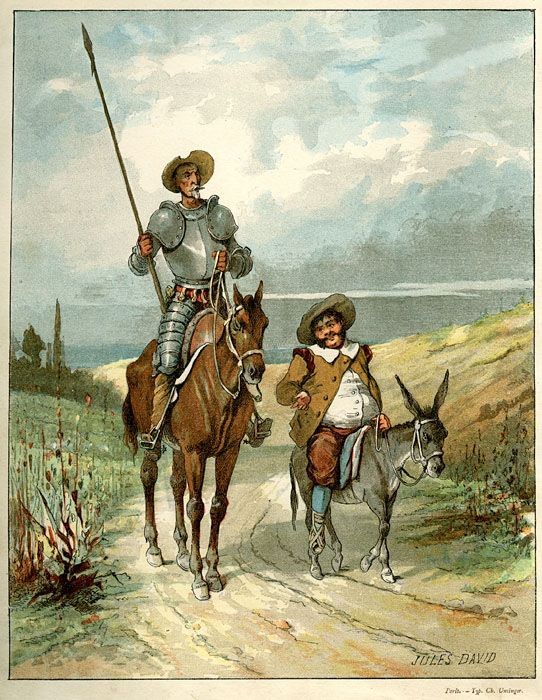 Üç devle savaşıyoruz sevgili Sancho! Adaletsizlik, korku ve cehalet... — Miguel de Cervantes