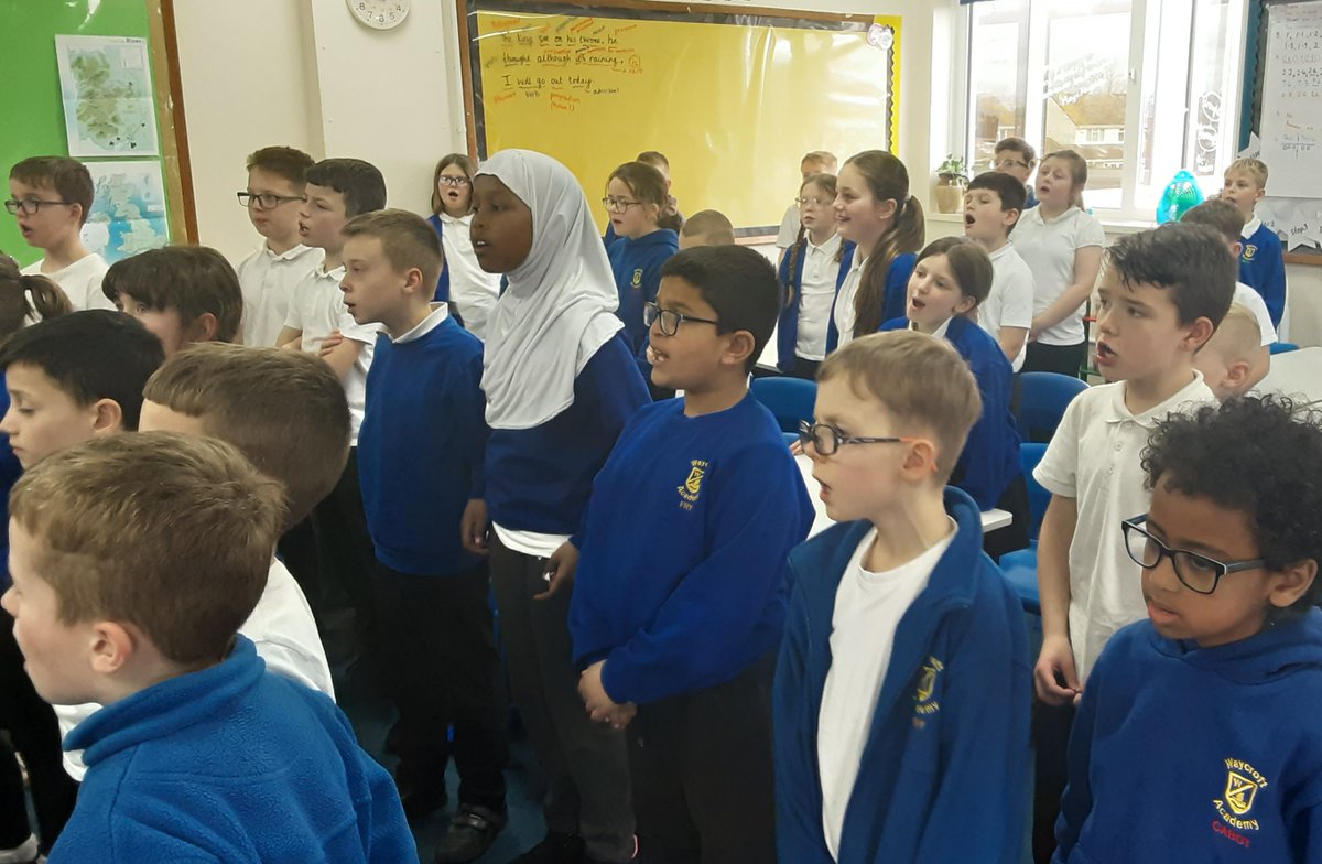 WaycroftAcademy's tweet image. This week, Year 3 &amp;amp; 4 teamed up for a joyful singing session! From rehearsing term songs to learning new ones like 'Throw it out the window!' 🪟🎶 It was a symphony of fun and learning! #MusicClass #SingingFun