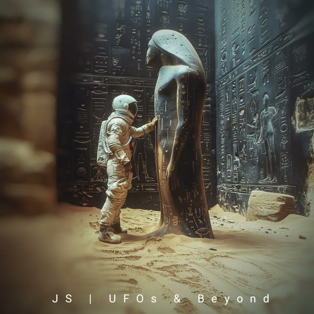 JS_UFO's tweet image. What if .... Astronauts Unlock the Hidden Chambers of a Black Pyramid on Mars?

• These images are AI generated 
• more on my IG account: instagram.com/js.ufo.art

#ufo #scifi #ufoart #space #photography  #sciencefiction #alien #scifiart #fantasy #reel #digitalart #art #mystery…
