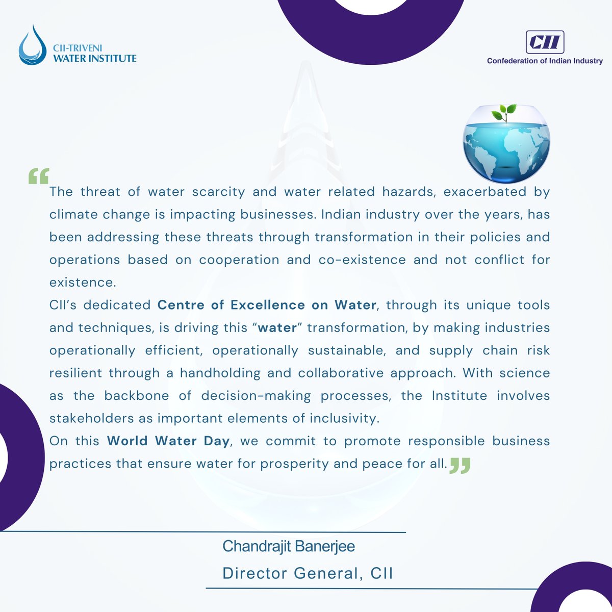 CII-Triveni Water Institute (@ciitwi) on Twitter photo 2024-03-22 07:26:01