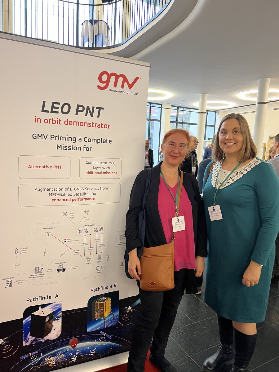 INCUBATE’s professors @SimonaLohan & @KuusniemiHeidi at Munich Satellite Navigation Summit where industry, science and governments meet for discussing #satellitenavigation now and in the future munich-satellite-navigation-summit.org/kopie-von-day-1. The project’s core theme #LEOPNT high on the summit’s agenda.