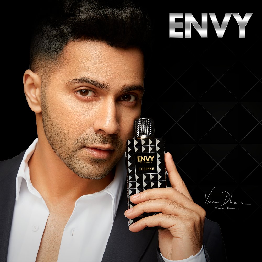 Thrilled to announce @varun_dvn as the new face of Envy. With Varun by our side, we’re ready to turn heads and make hearts flutter. #LetThemEnvy #EnvyFrench #VarunDhawan #FrenchPerfume #FrenchFragrance #Fragrance #Scent #exoticscent