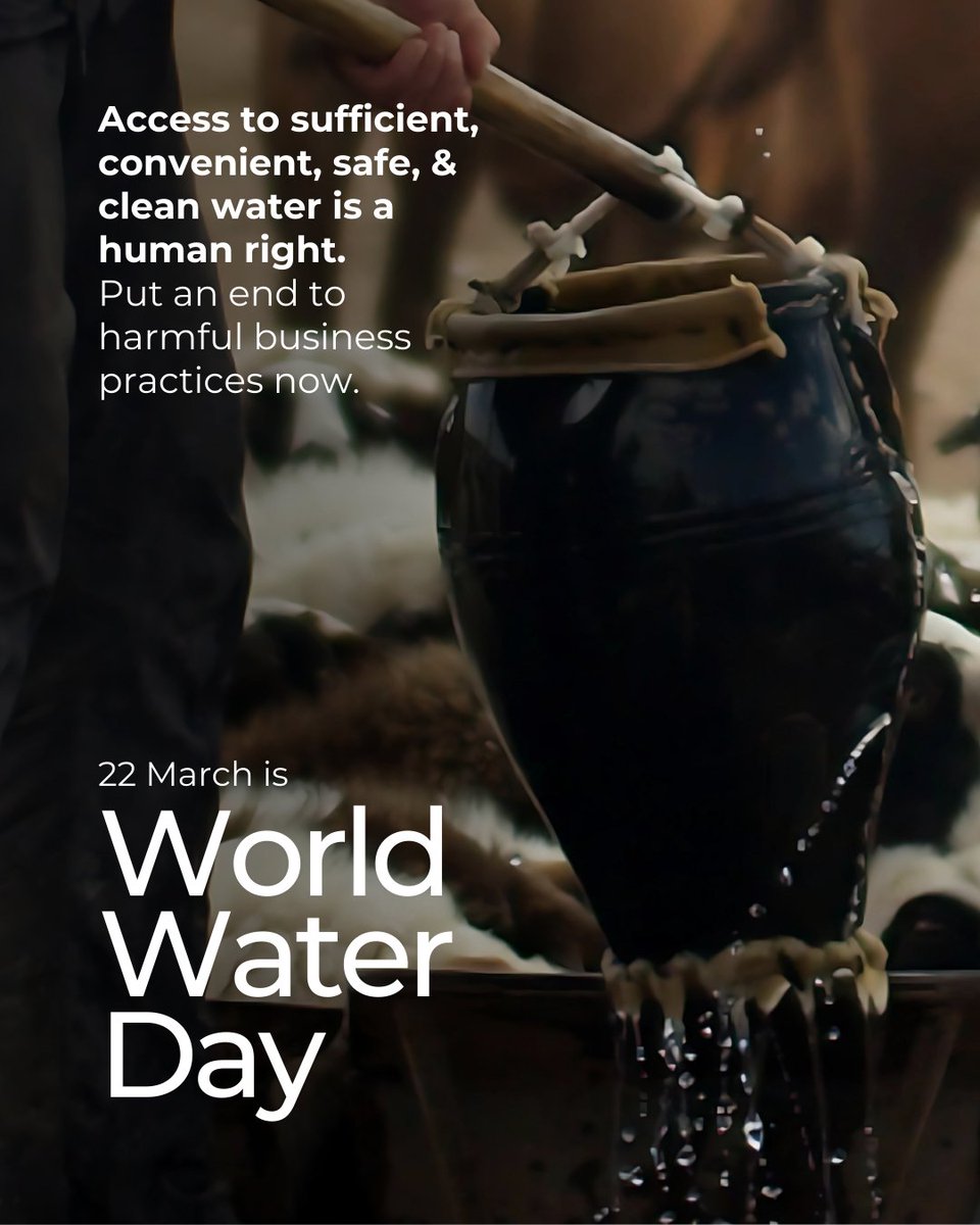 #Cleanwater is a #humanright, yet mining in #Mongolia threatens it for herder communities. On #WorldWaterDay, let's unite in solidarity, demanding accountability. Together, let's safeguard water. Read more ➡️ forum-asia.org/mn-dreams