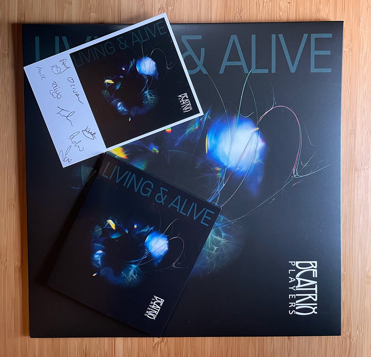 New merch added to our Bandcamp - beatrixplayers.bandcamp.com/album/living-a… #LivingandAlive #BeatrixPlayers #bandcamp