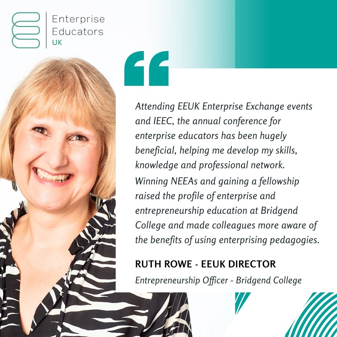 Calling all #FurtherEducation Colleges @AoC_info. We'd be delighted to welcome more FE members so please do get in touch to discuss - buff.ly/4aeT8Xi #LoveOurColleges. The benefits are not just for HE - as EEUK Director, Ruth Rowe @BridgendCollege says ⬇️