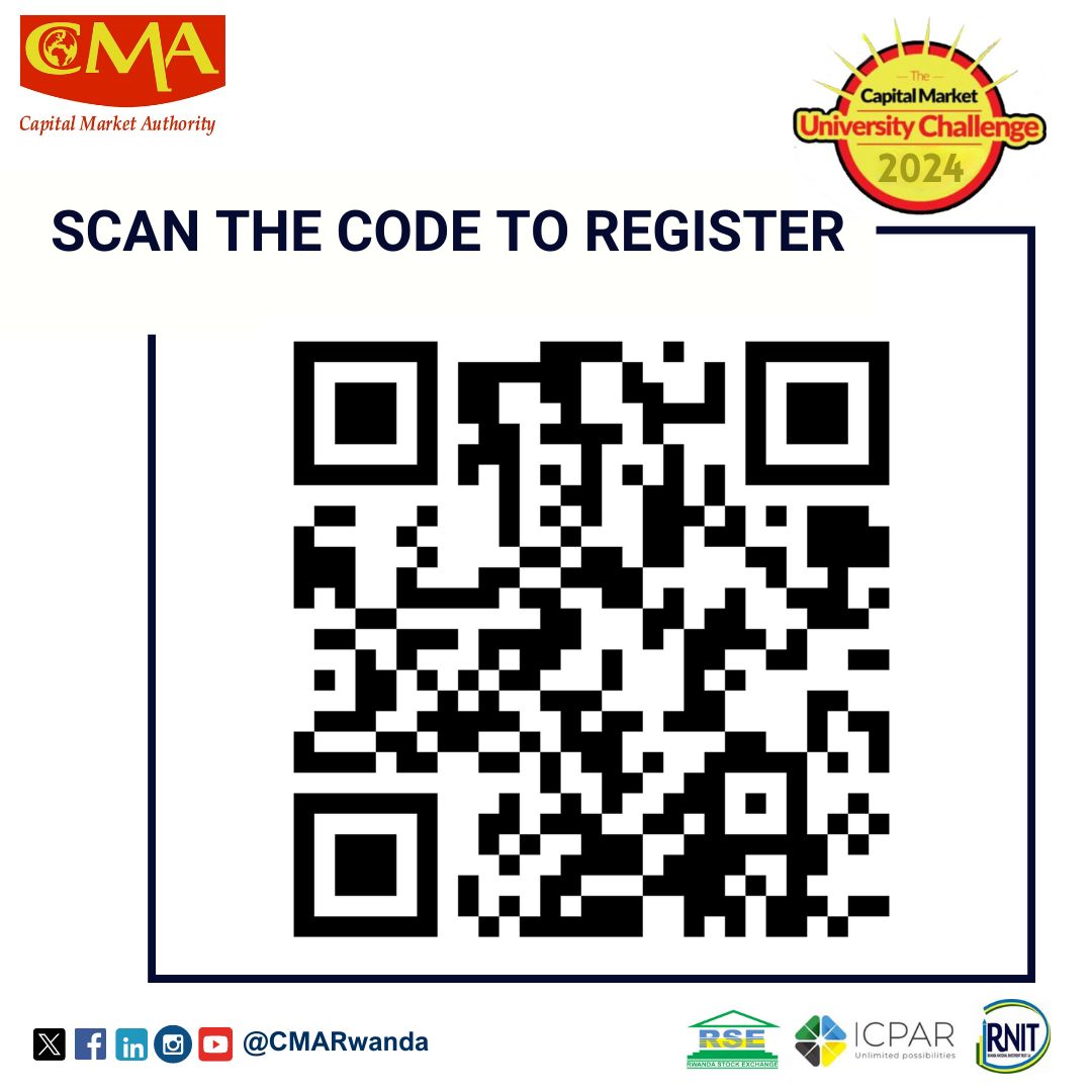 Join the Capital Market University Challenge now! Scan the code & sign up  today for a chance to boost your understanding of the capital market & win  exciting prizes. Register here: https://t.co/q7yiKaQAZn