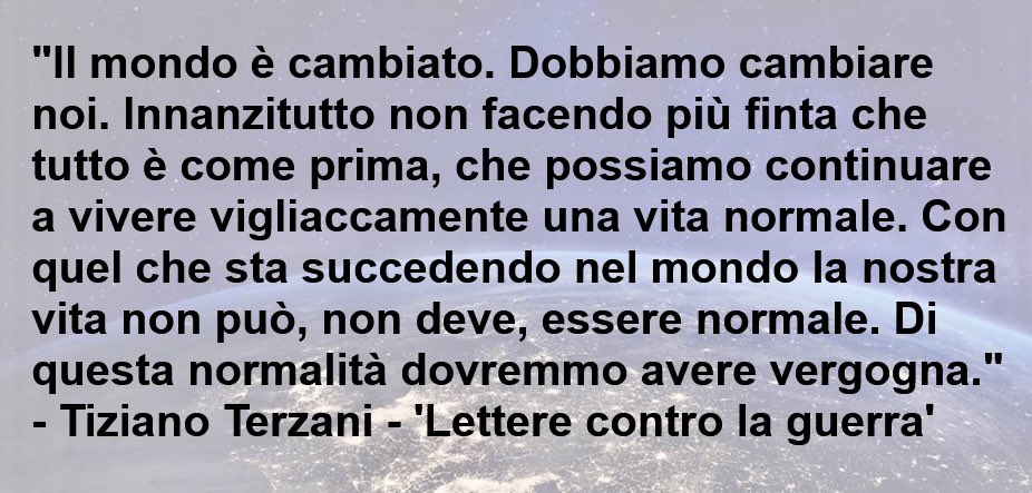 #TizianoTerzani #Peace ☮️