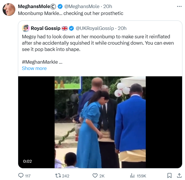 cbouzy's tweet photo. Dear journalists, please stop trying to make Kate the victim of conspiracy theories while ignoring the rampant and vile conspiracy theories about Meghan. I can show you thousands of posts from just the past 30 days. Or are you implying Meghan deserves it while Kate doesn't? https://t.co/xOof5X1prM