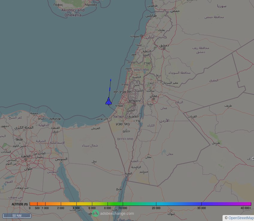IntelskyB's tweet photo. 🇬🇧 Royal Air Force ✈️ EUFI ( Typhoon FGR.4 ) (ZK369, #43C797) as flight #RRR9957X was just spotted over 🌍 Mediterranean Sea at ☁️ 29000 ft.

🔴 Live tracking:
https://t.co/wuOc8711aR

🖼️ by https://t.co/DmPVsxJ9oT https://t.co/pPdZBLRd9d