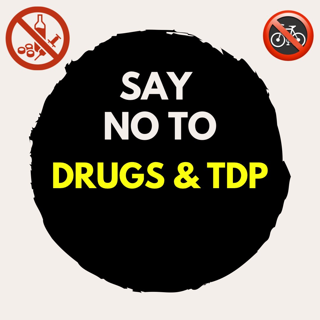 Say No to Drugs!
Say No to TDP!

#TeluguDrugsParty 
#SayNoToDrugs