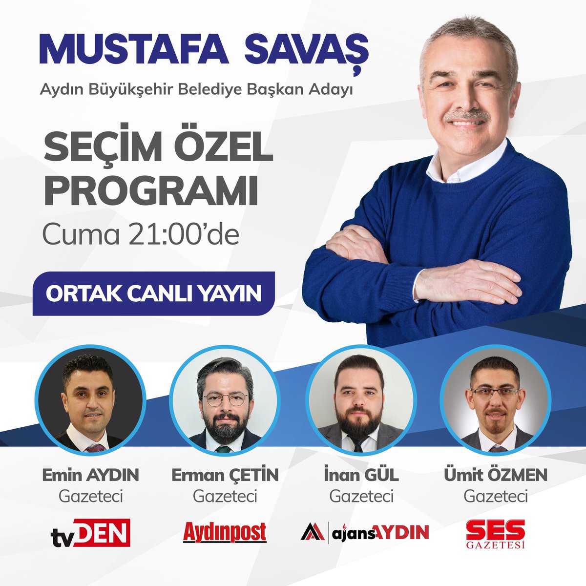 Bu akşam 21.00’da Seçim Özel programındayız.