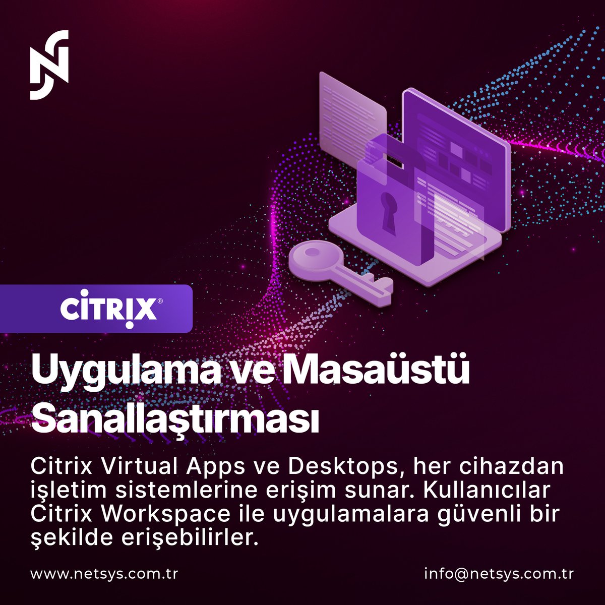 netsysbilisim_'s tweet image. The world is transforming and things are going virtual!

With Citrix Virtual Apps and Desktops, your company&apos;s application and desktop environments are secure anytime, anywhere. 💼🌐

#CitrixVirtualApps #CitrixVirtualDesktops #NetsysBilişim #Virtualization #SecureAccess