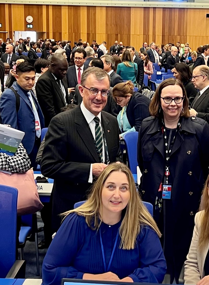 It was an honour to have Australia’s Assistant Minister Emma McBride in Vienna to progress the important work of the UN Commission on Narcotic Drugs. Addressing the global drug situation is complex, but there is power in coordinated effort. #CND67