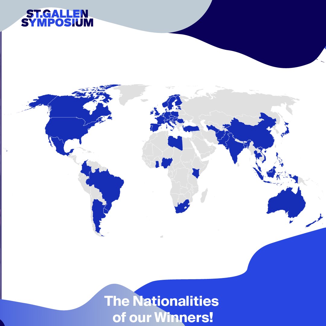 The winners of the Global Essay Competition of the 53rd St. Gallen Symposium have been chosen!🥳🎉👏 We’re deeply impressed by the outstanding quality and dedication showcased by our Leaders of Tomorrow. Swipe to the second slide to see the diverse nationalities of our winner.🇨🇭