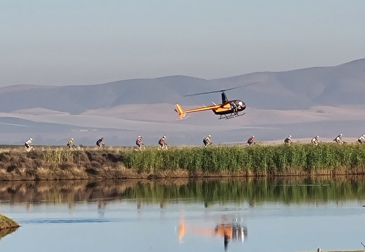 The <a href="/CapeEpic/">capeepic</a> arrives on our farm this morning - amazing sporting spectacle <a href="/visitwellZA/">Visit Wellington ZA</a>