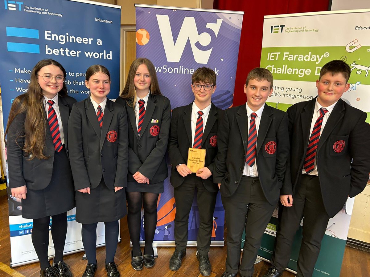 Y9 pupils participated in the IET Faraday Challenge Day, hosted by a team from W5 and assisted by our Sixth Form STEM Ambassadors 🔋⚙️🧑‍🔬   Pupils worked in groups to design and build an engineering project, as part of a national #STEM competition. #bepartofballyclarehigh