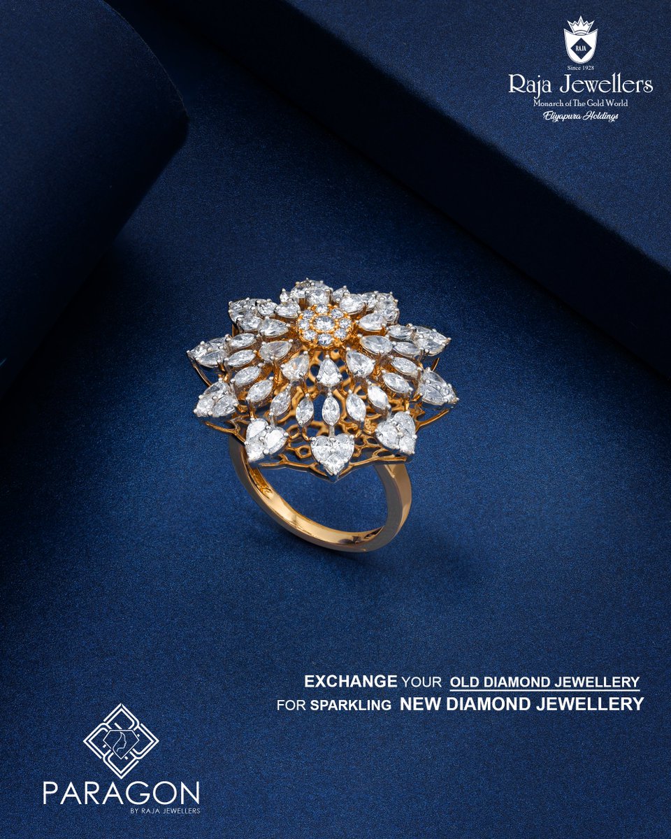 Exchange your old diamond jewellery for a brilliant new chapter with us! 
The “𝑷𝒂𝒓𝒂𝒈𝒐𝒏” Diamond Jewellery.
Raja Jewellers - By Eliyapura Holdings.

Web: - rajajewellers.com

Head office and main showroom, Bambalapitiya +94112 583223
Showrooms:
Negombo +9431 223 1661