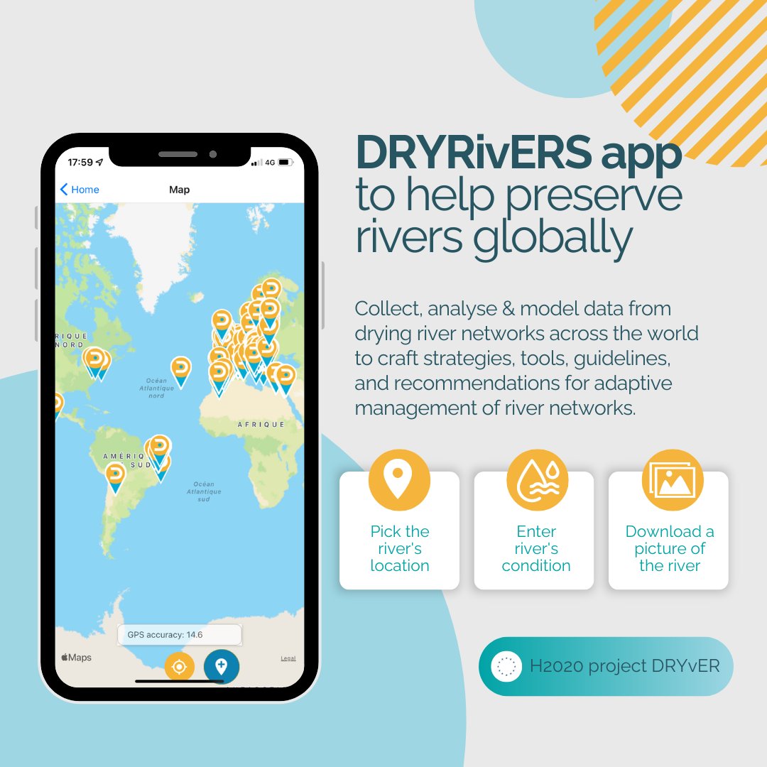 #WorldWaterDay  Preserving freshwater sources, such as rivers, can help us build a more peaceful future🕊️💧

❌Yet, rivers are highly threatened by climate change and a rising water demand linked to population growth. To this day, little is known about how they are drying up,