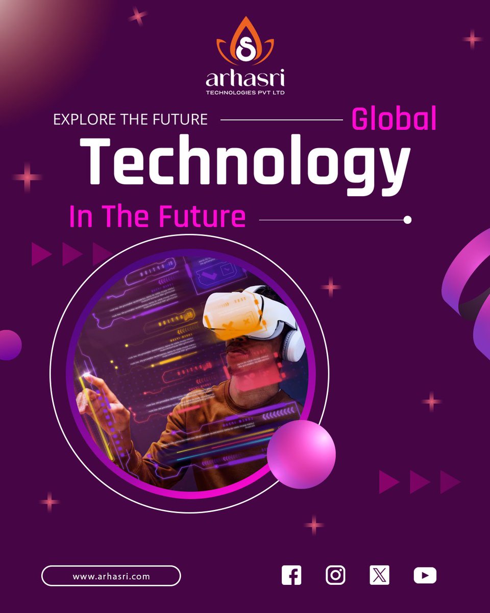 ArhasriM60895's tweet image. Arhasri Technologies stands as the beacon of the future in global technology, pioneering innovation and reshaping the landscape of industries worldwide.

#futuretechnology #futuretechnologytoday #technologyworld #software #SoftwareDeveloper #softwareengineering #softwareengineer