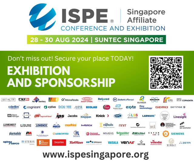 SAVE the Date!
ISPE Singapore Conference &amp; Exhibition | 28-30 Aug 2024 | 
View latest floorplan &amp; packages here: ispesingapore.org/pages/2024-spo… #ISPESingapore24