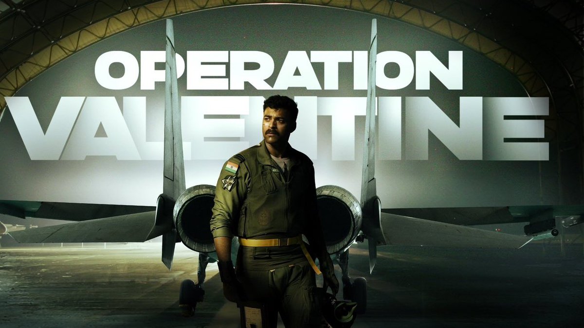 Telugu film #OperationValentine is now streaming on Amazon Prime. Also in Tamil audio.