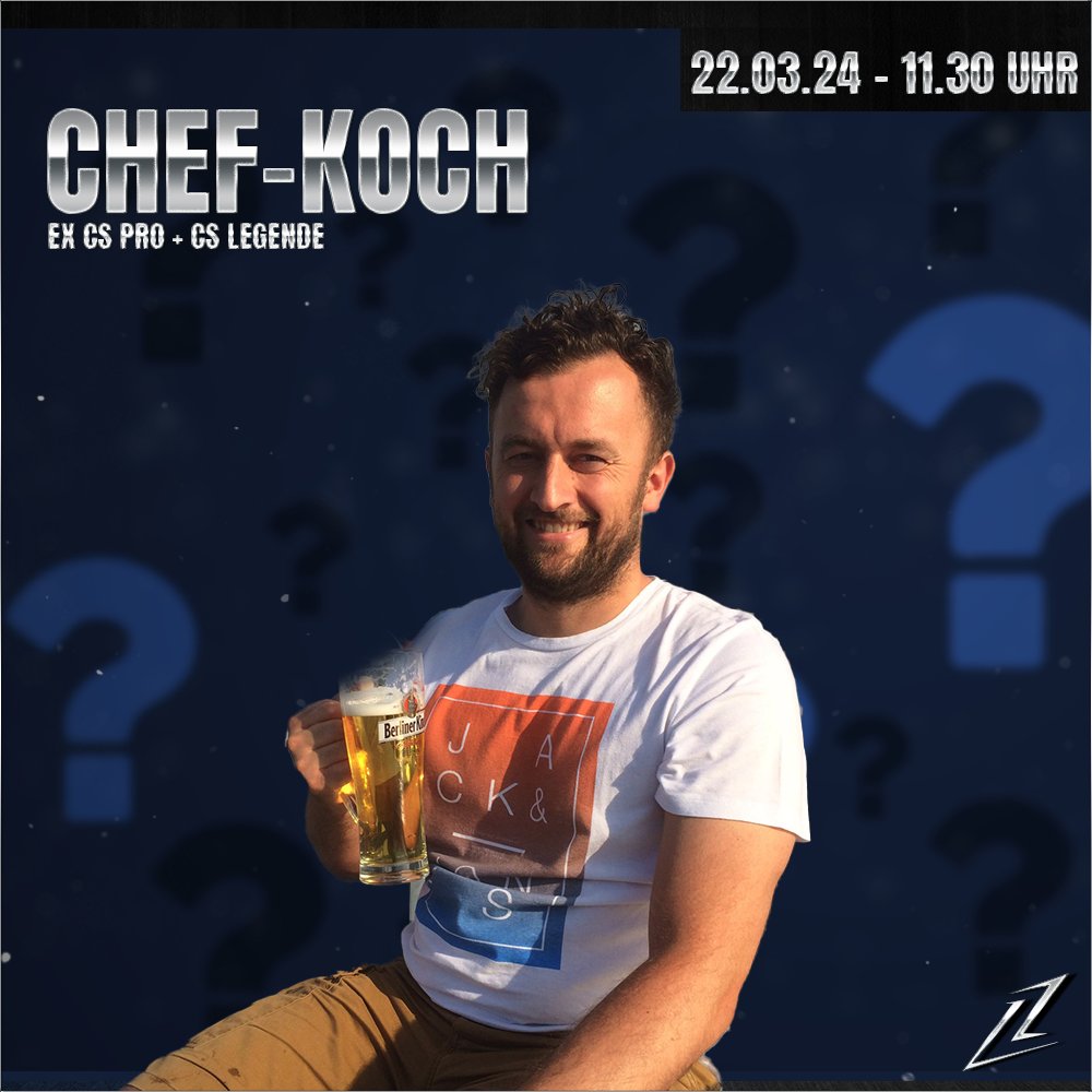 zonixx (@zonixxcs) on Twitter photo 🎙️Am Tisch mit... NR. 4/4 Diese Woche🎙️
Heute am Tisch niemand geringeres als <a href="/CHEFKOCH_CS/">David Nagel</a>! Absoluter CS Kult und jeder aus meiner Community wird ihn noch kennen! Freut euch auf einen geilen Talk. 💪🏻
❌22.03 ab 11:00 Uhr.❌ 🎙️Am Tisch mit... NR. 4/4 Diese Woche🎙️
Heute am Tisch niemand geringeres als <a href="/CHEFKOCH_CS/">David Nagel</a>! Absoluter CS Kult und jeder aus meiner Community wird ihn noch kennen! Freut euch auf einen geilen Talk. 💪🏻
❌22.03 ab 11:00 Uhr.❌