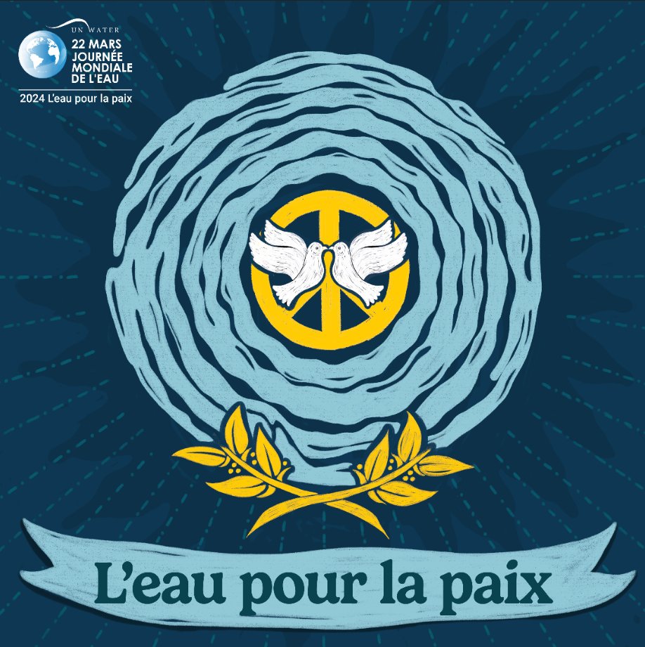 guylms's tweet photo. L'eau peut être source de paix ou de conflit. Le besoin en eau est un droit pour chacun et doit être équitablement satisfait. En cette #JournéeMondialeDelEau, unissons nos efforts et servons-nous de l'eau pour bâtir un avenir plus pacifique. https://t.co/brc8g47zI9