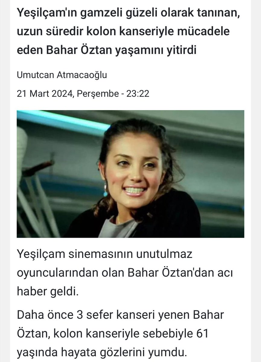 Yavaş yavaş tükenen yeşilçam