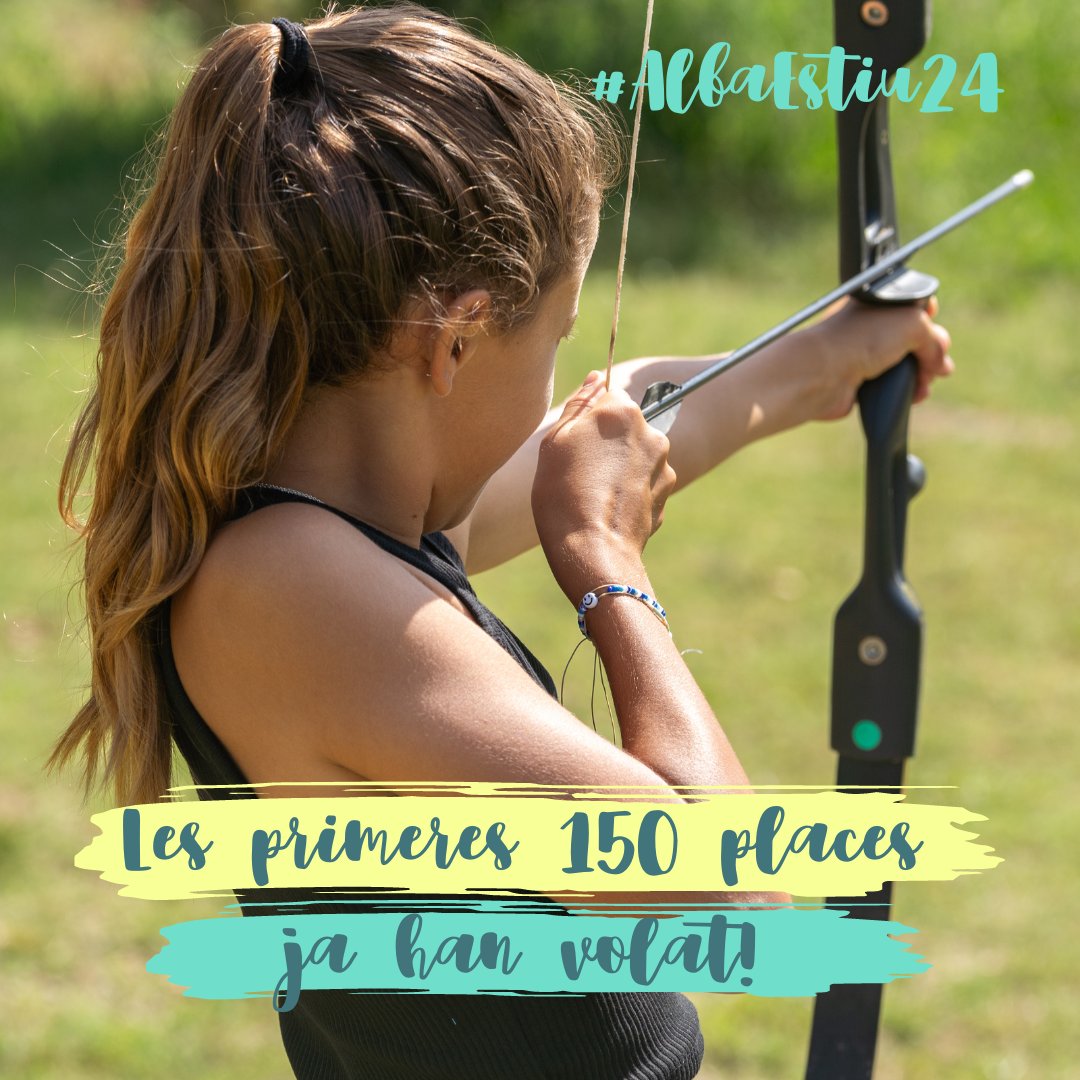 AlbaColonies's tweet image. 🌟 Atenció aventurers! 🌟 Les primeres 150 places per a les colònies d'estiu ja han estat ocupades per intrèpids exploradors 🤸

Però encara tens l'oportunitat d'unir-te a la diversió! 🏕️ 

Reserva el teu lloc a albaestiu.com i sigues part de l'experiència 💚