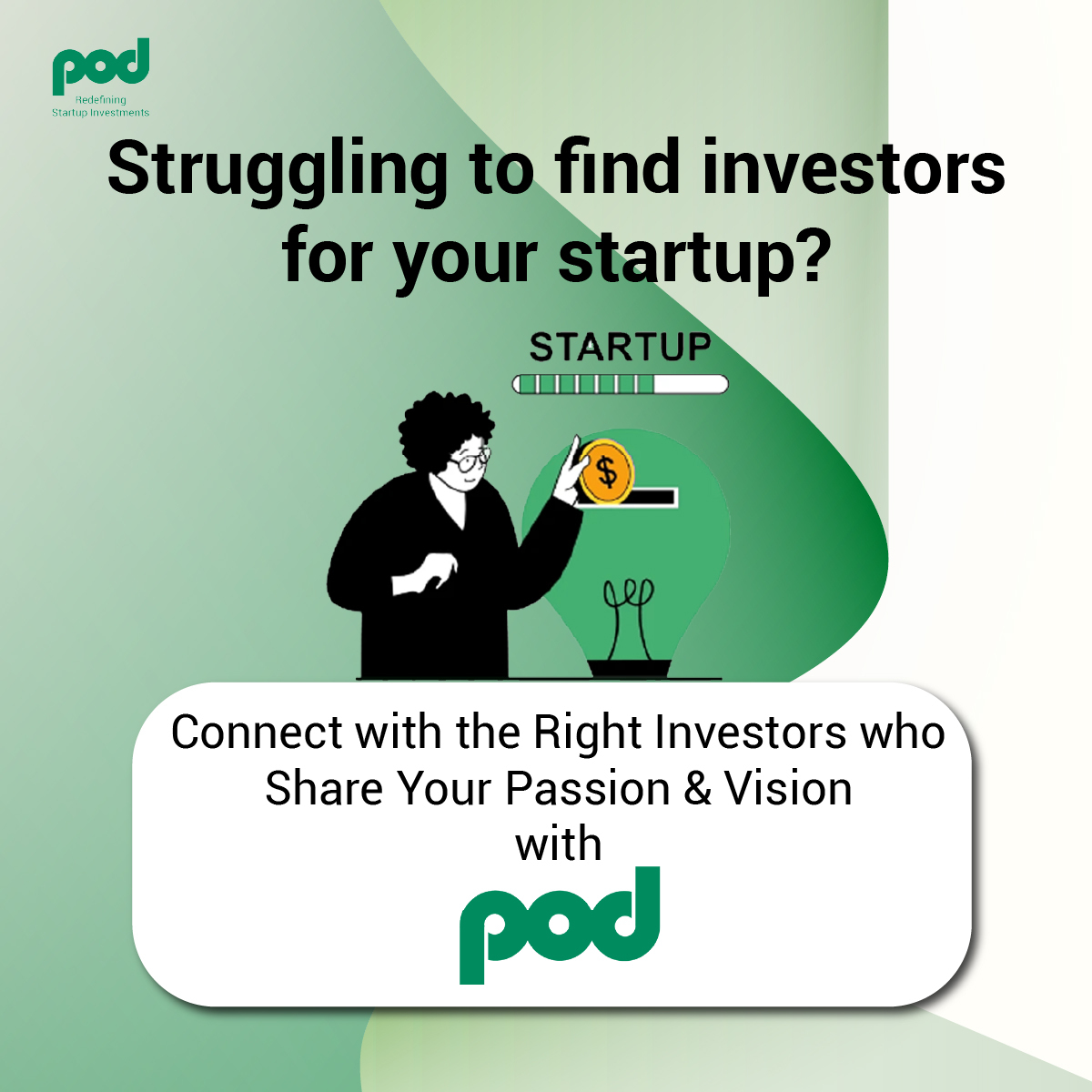 Fueling dreams, one startup at a time! 🚀

With 35+ success stories and 25 Crore+ transacted in just 18 months, Pod is your launchpad to successful fundraising!

Submit your pitch deck - podworld.in/raise-funds

#podworld #startup #indianstartup #fundraising #startupfunding