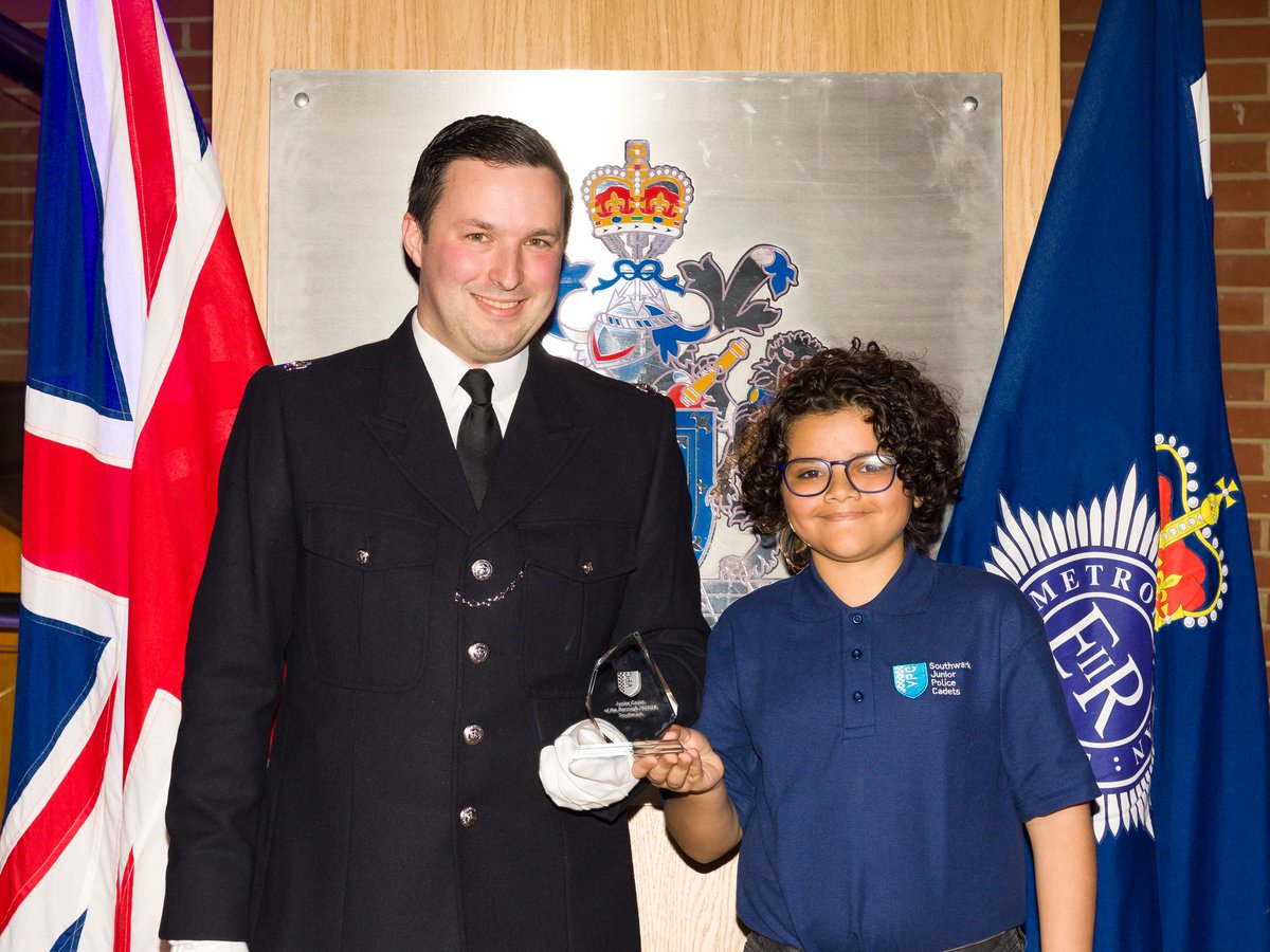 Congratulations to Rylee who won the Junior Police Cadet of the Borough Award.