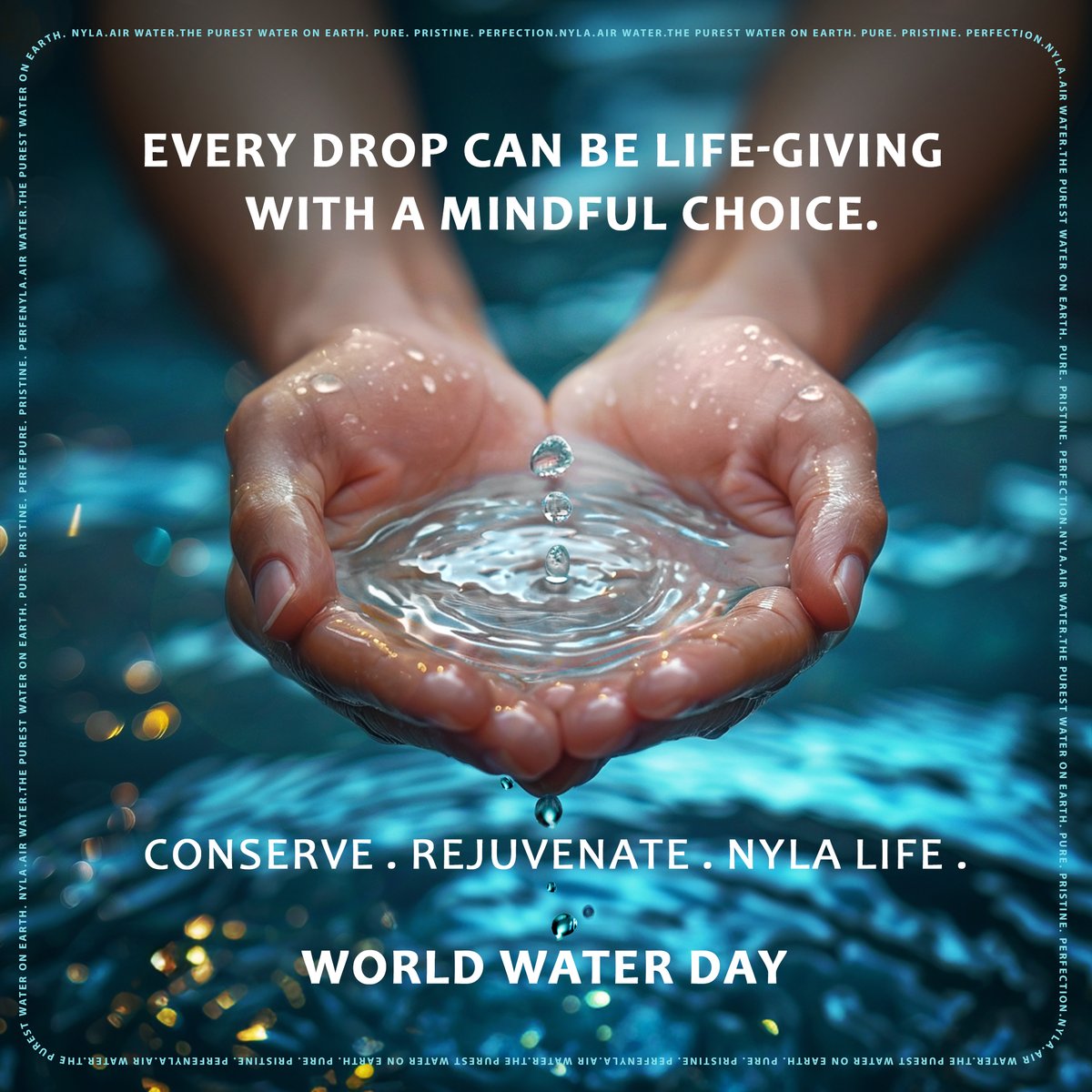 Imagine the power in every drop. Your mindful choices today can ripple outward, creating a wave of change for a more water-secure future. What's your go-to water conservation tip? Share in the comments and inspire others! 

#NylaAirWater #WorldWaterDay #Water #WorldWaterWeek