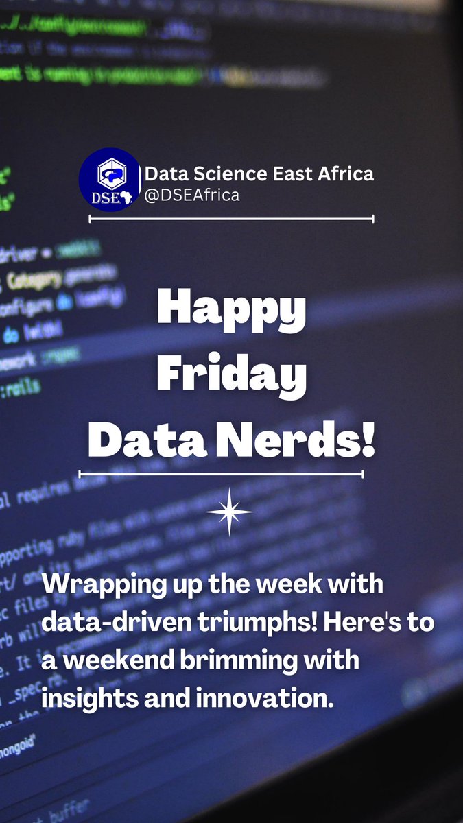 TGIF! Here's to a Data- filled weekend.
