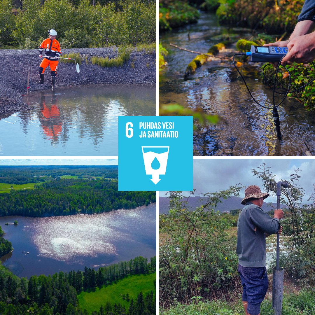 Vesi on arvokkaimpia luonnonvarojamme💧 Vesi voi luoda rauhaa tai aiheuttaa konflikteja. Teemme GTK:lla oman osamme puhtaan veden riittävyyden eteen edistämällä vesivarojen kestävää käyttöä Suomessa & maailmalla. Rauhallista maailman vesipäivää!🌍 #WorldWaterDay #WaterForPeace